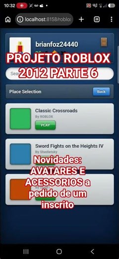 Roblox project 2012 #roblox #html5 #javascript #2012