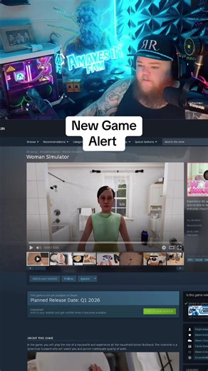 Who needs this game tag em 😂 #womansimulator #newgame #funnyclips | new game