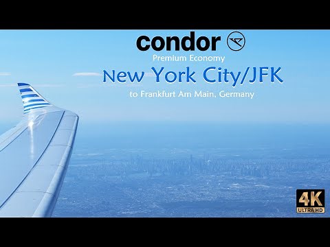 Condor Premium Economy from New York/JFK - 4K