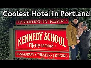 Staying at the McMenamins Kennedy School in Portland | Full Room + Property Tour