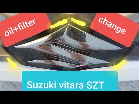Suzuki vitara 1.6 SZT OIL AND FILTER CHANGE 😍👍