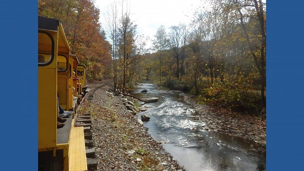 All Aboard: Ma & Pa Railroad offers scenic fall foliage rides through Muddy Creek Valley