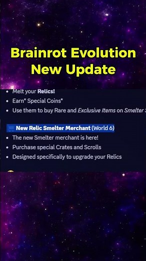 NEW BRAINROT EVOLUTION UPDATE + NEW CODES IN BRAINROT EVOLUTION ROBLOX!