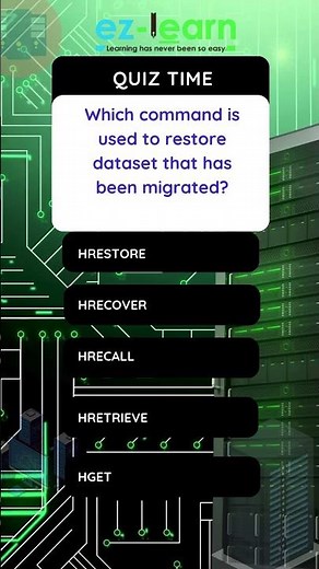 💾 Mainframe Data Rescue: Bringing Back Migrated Datasets! 🚀 #ezlearnglobal