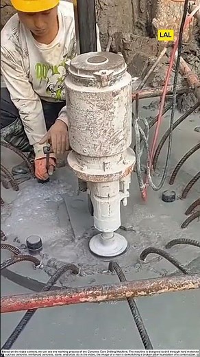 Operating process of Concrete Core Drilling Machine