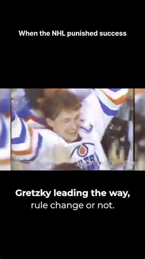 When the NHL punished Wayne Gretzky for being too good.