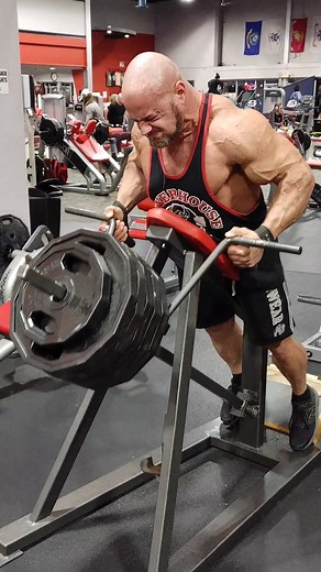 Intense Back Workout with T-Bar Rows | Gym Reels