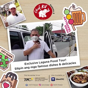 59K views · 3.5K reactions | Silipin ang mga famous dishes and delicacies sa Laguna kasama si Chef RV!  Mapapanood ito TFC Cable & Satellite at TFC IPTV! https://app.iwanttfc.com/r7G6JUeeJjb | TFC The Filipino Channel | Facebook
