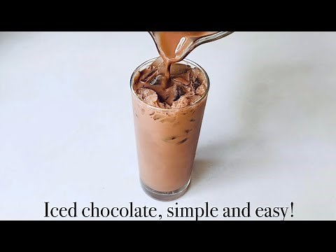 Simple iced chocolate recipe