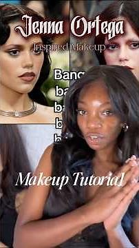 Jenna Ortega Inspired Makeup ✨ Pt 1 | Watch Part 2 for Final Look 💄