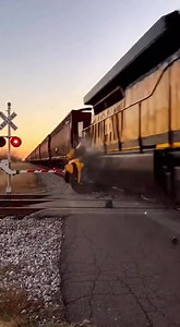 188K views · 422 reactions | School Bus Stranded on Tracks Is...