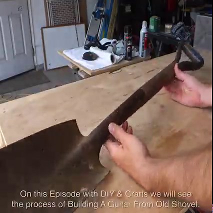 76K views · 304 reactions | Built A Guitar From an Old Shovel | DIY & Crafts | Facebook
