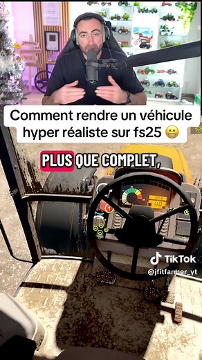 Comment rendre un véhicule hyper réaliste sur fs25 😁 mod : interactiv contrôl 😉 #fs25 #farmingsimulator25 #fs25mods