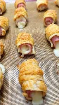 Quick Ham and Cheese Roll-ups 🧀