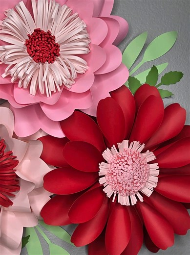 Creating Handcut Paper Flower Centerpieces