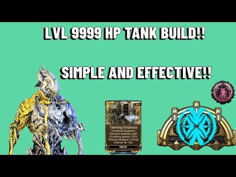 Warframe The Old Peace: Nidus, Our New Level 9999 HP Tank Option!! Build+Guide #tennocreate