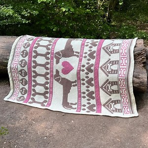 Mosaic Crochet Dog Blanket Pattern | Dachshund Crochet Design | PDF Crochet Pattern | Dog Lover Crochet Gift - Etsy