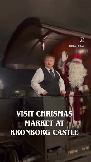 Christmas special vintage train Copenhagen to Helsingør. #christmas #christmasmarket #holidayspirit