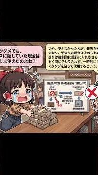 1946年の「預金封鎖」と「新円切り替え」の恐怖。戦後の日本政府が合法的に国民の財産を奪った【現代の海外事例も】 #shorts