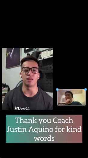 Thank you for your Kind words Coach Justin Aquino of Capital One Solar Spikers Strength and Conditioning Coach #justinaquino #strengthandconditioning #capitalonesolarspiker #playerinsightswithpaulg #fyp