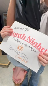 We wanna see 👉🏼YOU 👀 at YOUTH NIGHT! 6-8pm This & Every Wednesday! Kinder thru High School. CF Spring City (in the GYM behind Central Baptist Church) 321 Clinton Ave., Spring City, TN | Teacher Ray