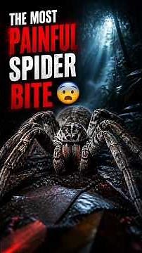 Brazilian Wandering Spider: The Most Painful Spider Bite Ever 😨🕷️