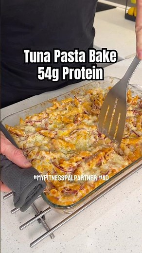 Tuna Pasta Bake / 54g Protein #recipe #mealprep #highprotein