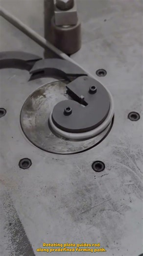 Rotary Wire Bending Machine Forms Perfect Circular Shapes with Precision #machine