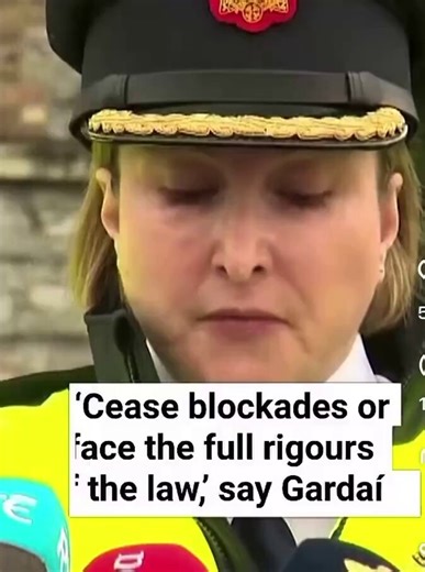 Why is there a Canadian giving orders to the Irish? Their nation is literally killing people who have anxiety that’s how gone that lot is.There is NO law being broken for not working and protesting against your government.Yet here’s a senior Garda threatening Irish farmers & hauliers with “the full rigours of the law” for standing up against sky-high diesel prices and carbon tax madness.You have every right to fight for your livelihood.  The real blockade is the one on ordinary people’s wallets.