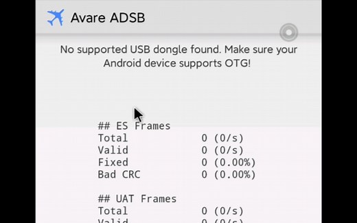 【RTL2832U-SDR专用】业余无线电安卓应用之Avare ADSB(飞机二次雷达adsb解码显示软件)