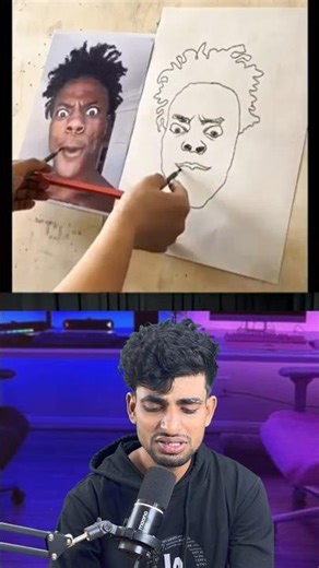 Pencil Draw the photo speed paint Challenge #Shorts