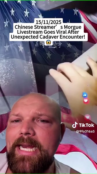 Chinese Streamer’s Morgue Livestream Goes Viral After Unexpected Cadaver Encounter! 😱 #streamer #foryou #viral #scary #chinesestreamers #morgue #live #fyp #baldnews_ #breakingnews #loganpaul