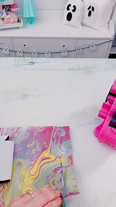 I like to keep my scraps from past projects to make small items to giveaway. This sublimation pattern paper works great on drink koozies, no seams! | Michelle's Party Plan-It by Michelle Stewart