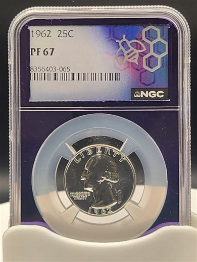 1962 Proof Washington Quarter NGC PF67 | 90% Silver | Brilliant Deep Mirror Strike - Etsy