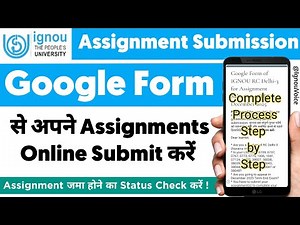 IGNOU Online Assignment Submission 2025 | Google Form Link For IGNOU Assignment Submission 2025