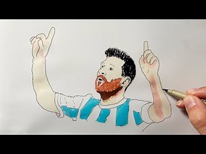 How to Draw Lionel Messi