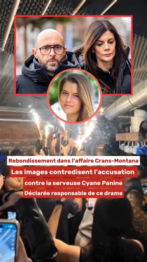 nouvelles révélations sur l'incendie de Crans-Montana : Jessica Moretti s’est enfuie en bousculant les enfants et de nouvelles vidéos de caméras de surveillance démentiraient la thèse selon laquelle la jeune serveuse Cyane Panine serait responsable de ce drame, comme l’avait laissé entendre la patronne de l’établissement #actu #drame #cransmontana #enquete #faitsdivers