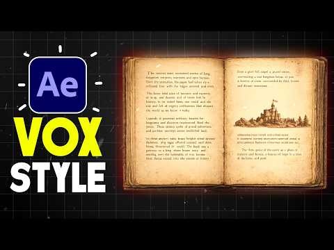 Creative History Documentary Book Animation in After Effects Tutorials