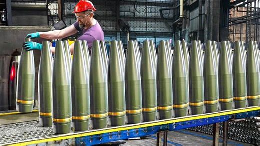 Inside Massive US Factory Producing Powerful Artillery Shell From Scratch - Production Line
