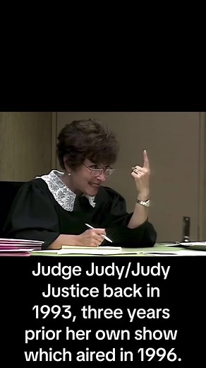 Judge Judy/Judy Justice back in 1993, three years prior her own show which aired in 1996. #judgejudy #judyjustice #1993 #90s #fyp #foryoupage