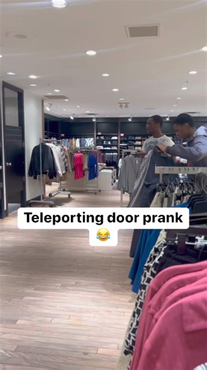 81K views · 1.7K reactions | Teleporting through dressing room prank #virals #pranks #twins #atlanta | Kiyel Kamar | Facebook