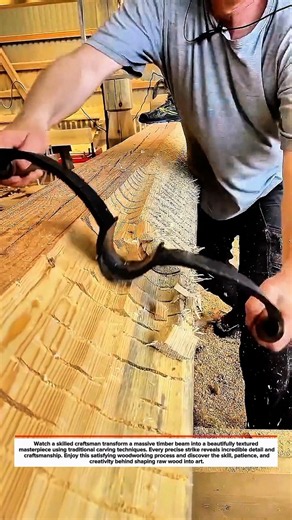 Master Craftsman Carves Stunning Timber #Woodworking #Carving #Satisfying