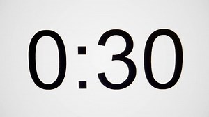 The countdown 30 Seconds with a tenth of a share.