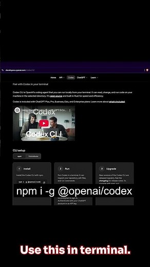 How to install OpenAI Codex on Windows