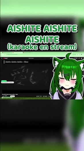 AISHITE AISHITE AISHITE(Karaoke en stream) 🎤🎶#vtuber #karaoke #vtuberespañol #vt #vocaloid