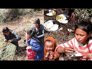 Local Pork fry Curry & Rice By pastoral new couple || Pastoral Life of Nepal