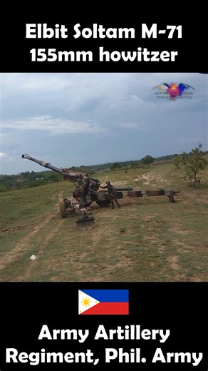 In 2015, DND signed a contract with Elbit System to acquire six (6) Soltam M-71 155mm towed howitzers for the Phil. Army and another six (6) for the Philippine Marine Corps. All twelve (12) were delivered in 2017. Support our troops! Support the AFP Modernization! #PhilippineArmy #AFPyoucanTRUST #AFPModernization #AFPMPU #ElbitSystems #kingofbattle #fbreelsvideo | AFP Modernization Program Updates