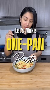 One-pan pasta recipe for the busy moms. Whether you saw it from Martha Stewart first or Meghan Sussex recently— either way, it’s easy, tasty, and only one pan to wash after. SOLD! | Julie Eigenmann