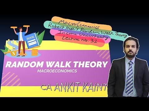 random walk theory on consumption | robert e hall hypothesis lecture 31 #macroeconomics #robertehall