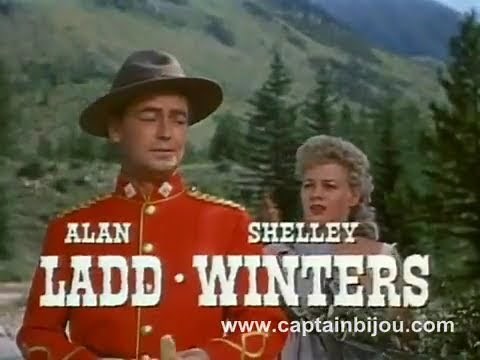 1954 SASKATCHEWAN - Trailer - Alan Ladd, Shelly Winters